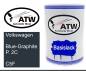 Preview: Volkswagen, Blue-Graphite P. 2C, C5F: 500ml Lackdose, von ATW Autoteile West.